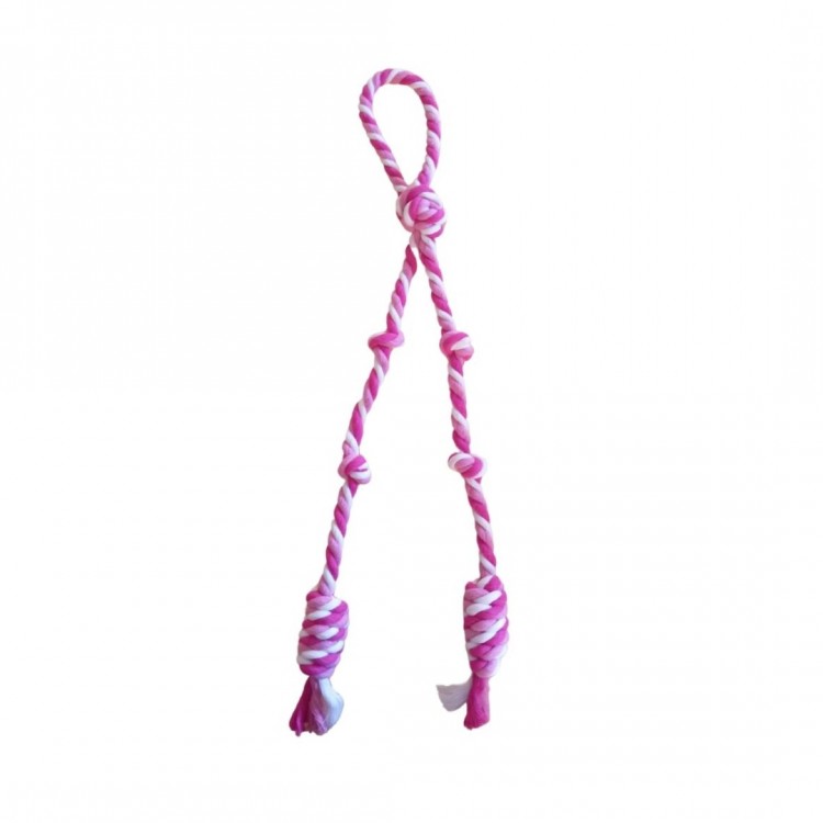 BG Evcil Pet Pamuk (Lüx) Diş Stres İpi Tutmalı Düğümlü Burgulu ( PM 122 )