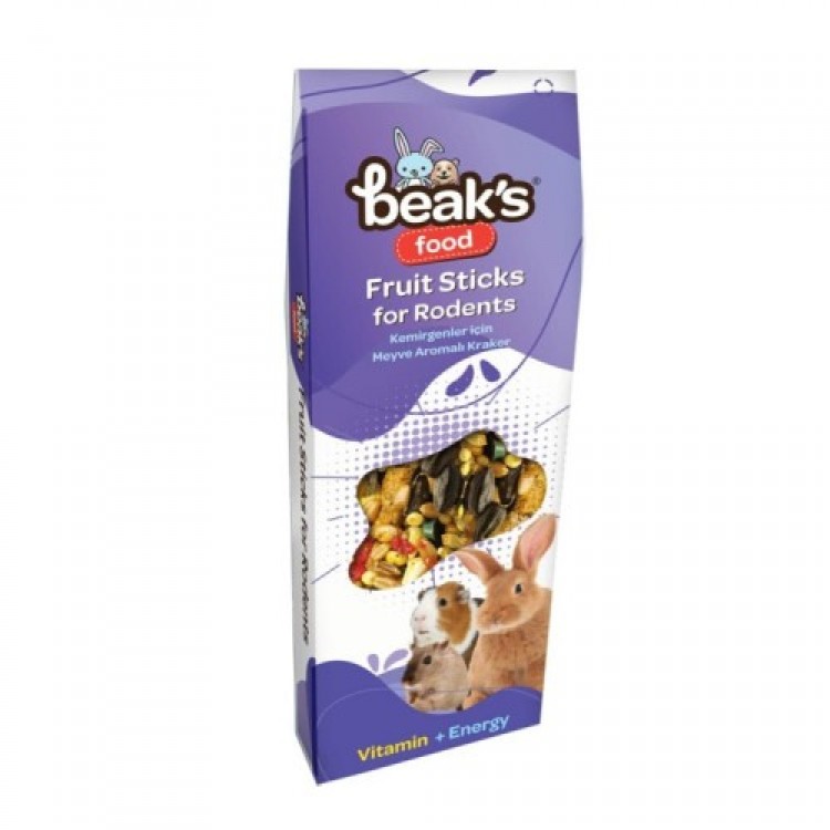 Beaks Meyveli Kemirgen Krakeri 2'li