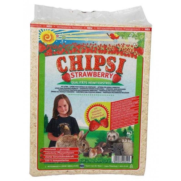 Chipsi Çilekli Talaş 60 Lt