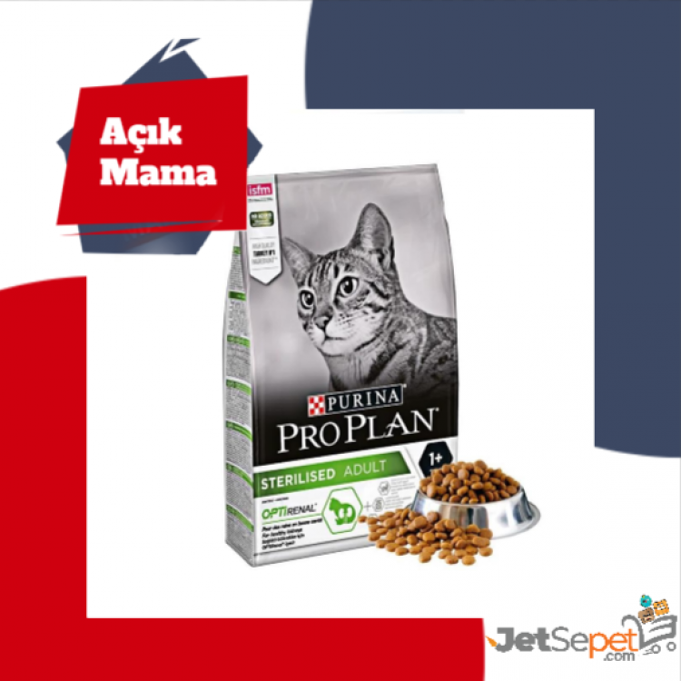 Pro Plan Somonlu (Kısır) Açık Kedi Maması Paketten Bölme 1 kg