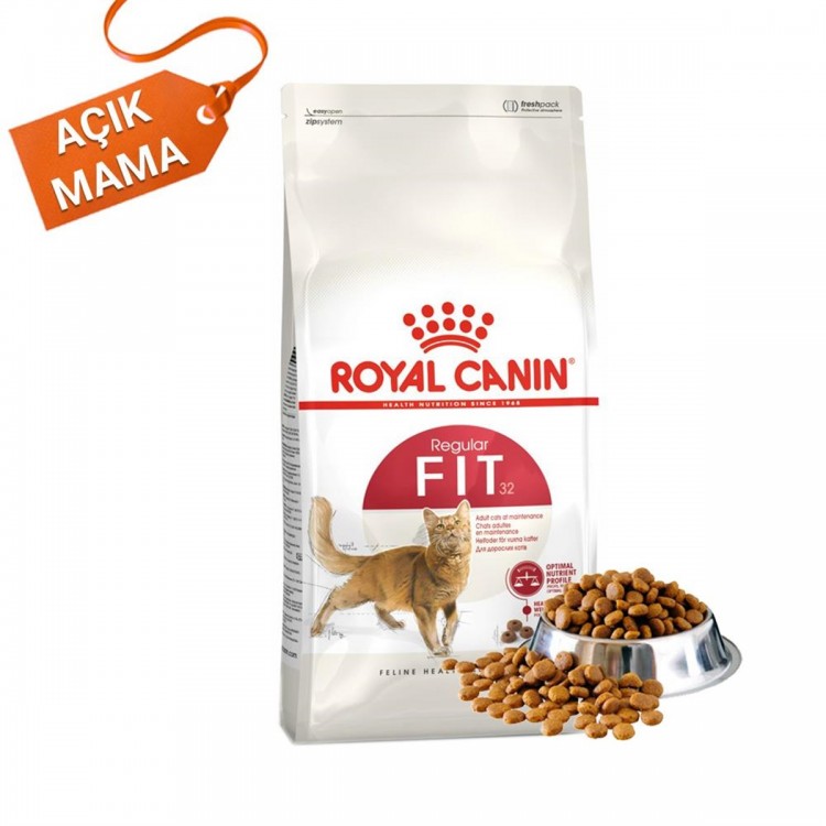 Royal Canin Fit 32 (Yetişkin) Açık Kedi Maması Paketten Bölme 500 gr