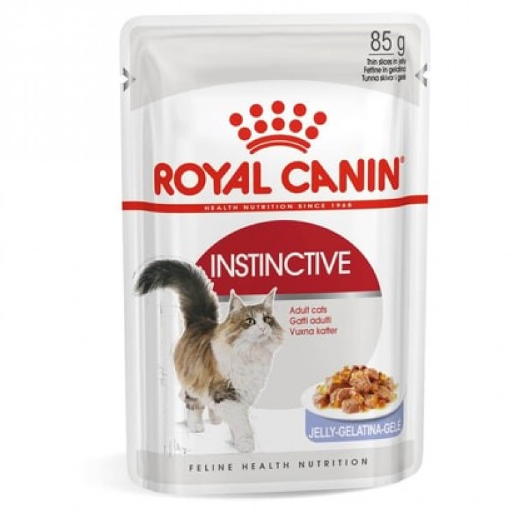 Royal Canin Instinctive (Yetişkin) Jelly-Gelatına Pouch Yaş Kedi Maması 85 gr