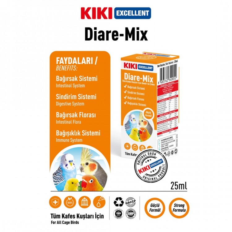 KİKİ Excellent Kuş Diare-Mix 25 ml